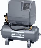 Поршневой компрессор Atlas Copco LFx 1,5 3PH на тележке с ресивером