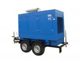 ССМ ЭД-75-Т400-2РПМ2 в погодозащитном кожухе на шасси с АВР